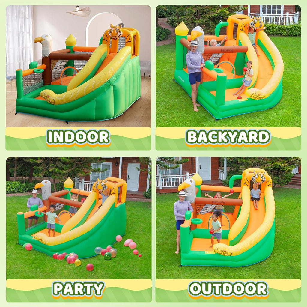 Inflatable Bouncy Castle with Slide for Kids K7p