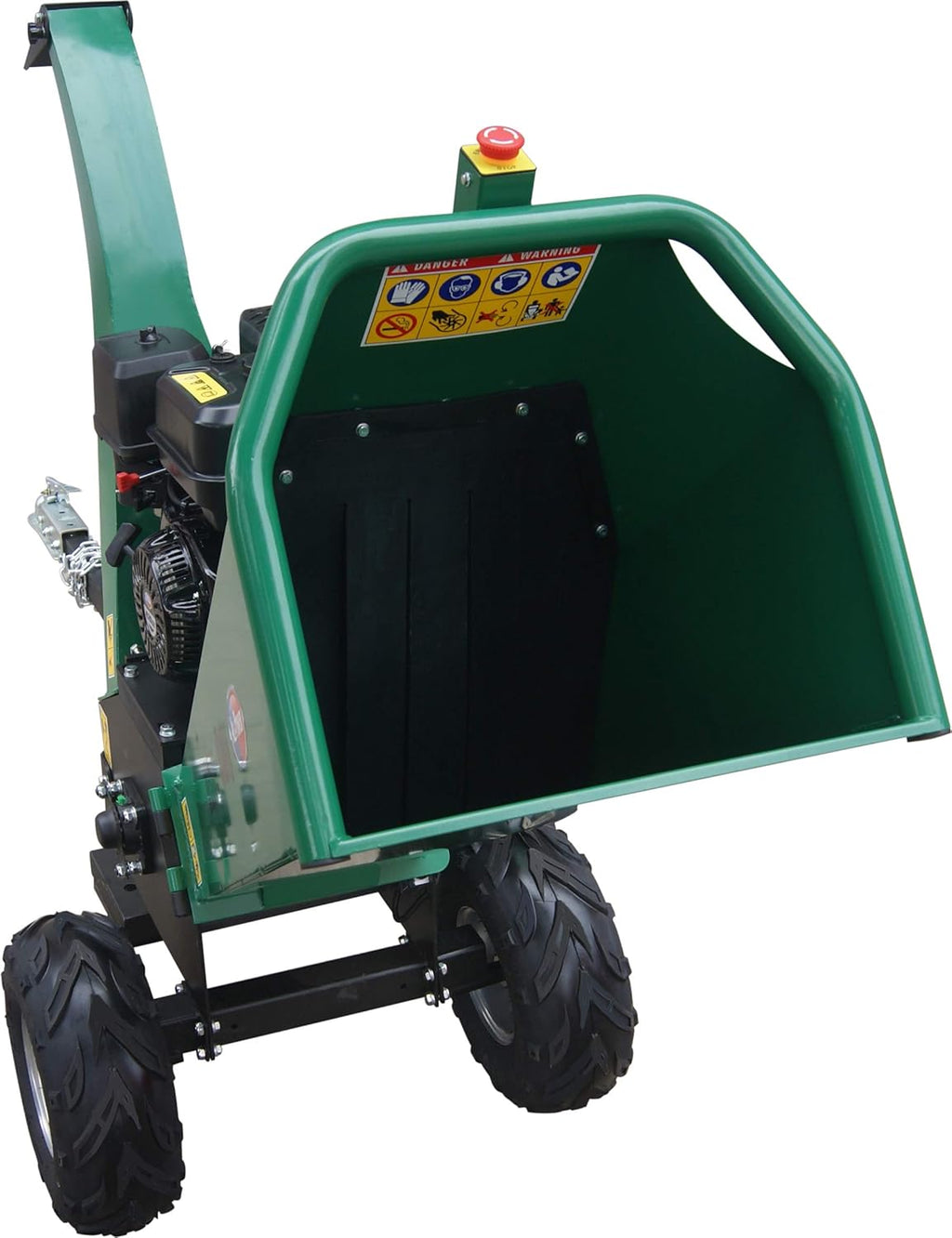 Wood Chipper Shredder Mulcher 6 Inch Gas Powered 15HP 420cc A7k