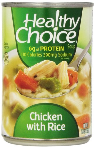 Chicken Noodle & Chicken Rice Soup Variety Pack, 15 oz Cans a7