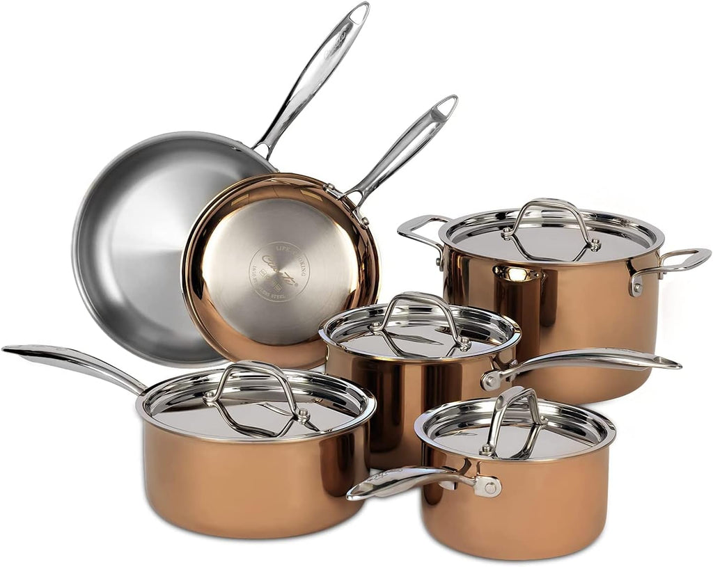 Stainless Steel Cookware Set 11pc 9k