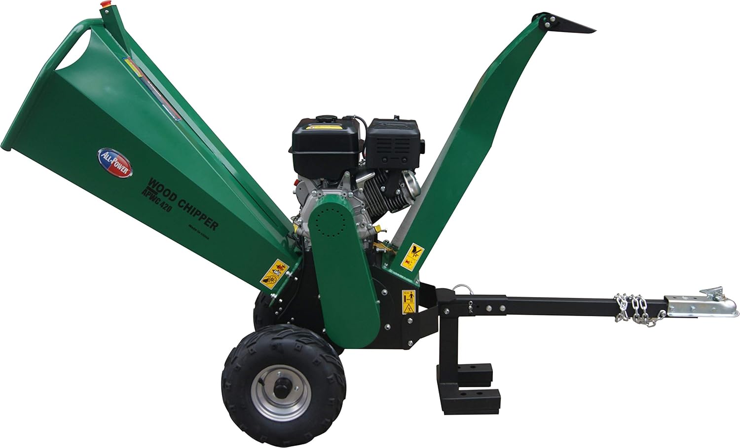 Wood Chipper Shredder Mulcher 6 Inch Gas Powered 15HP 420cc A7k