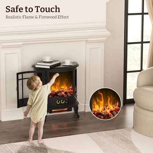 16 inch Electric Fireplace Heater Stove k7