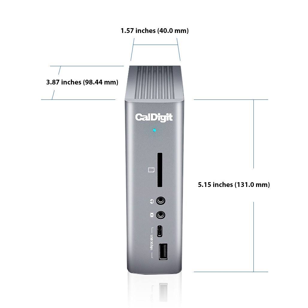 Thunderbolt 3 Docking Station with 15 Ports, Space Gray a7