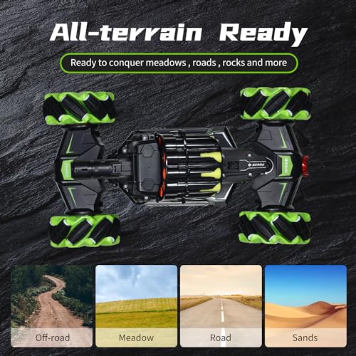 RC Car Stunt Truck with Soft Bullets and LED Lights 7k