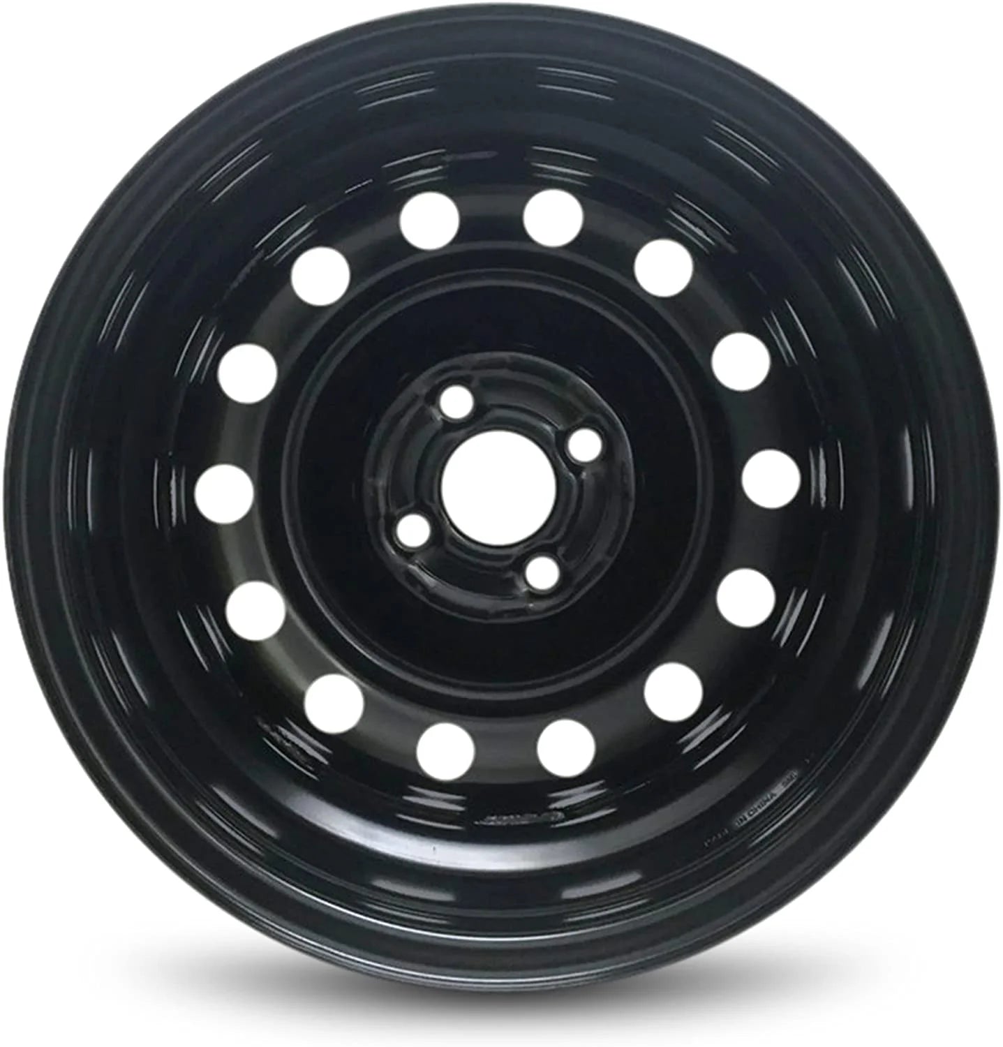 15 Inch Steel Wheel Rim 4 Lug Black A7