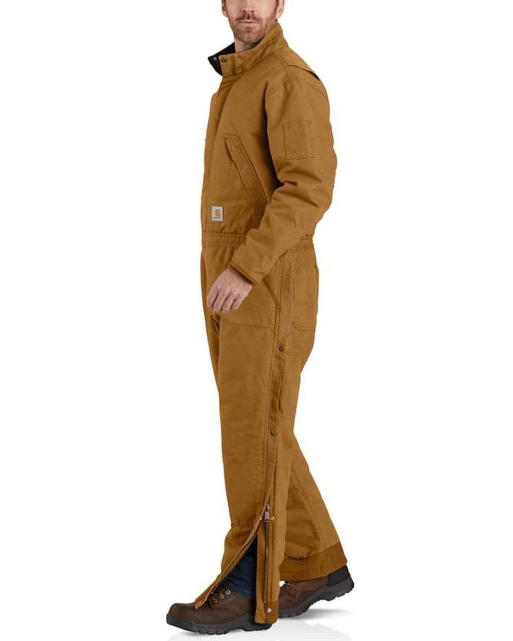 Insulated Coverall Brown Lg 7k