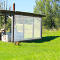 Clear Tarps UV Resistant Vinyl Coated PVC with Rustproof Grommets a7
