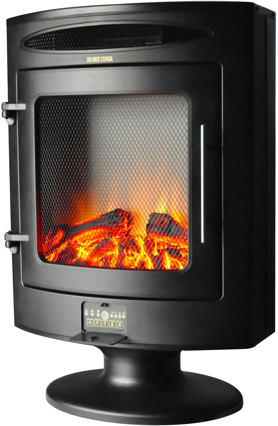 Electric Fireplace Heater with Remote Control, Portable Freestanding 7k