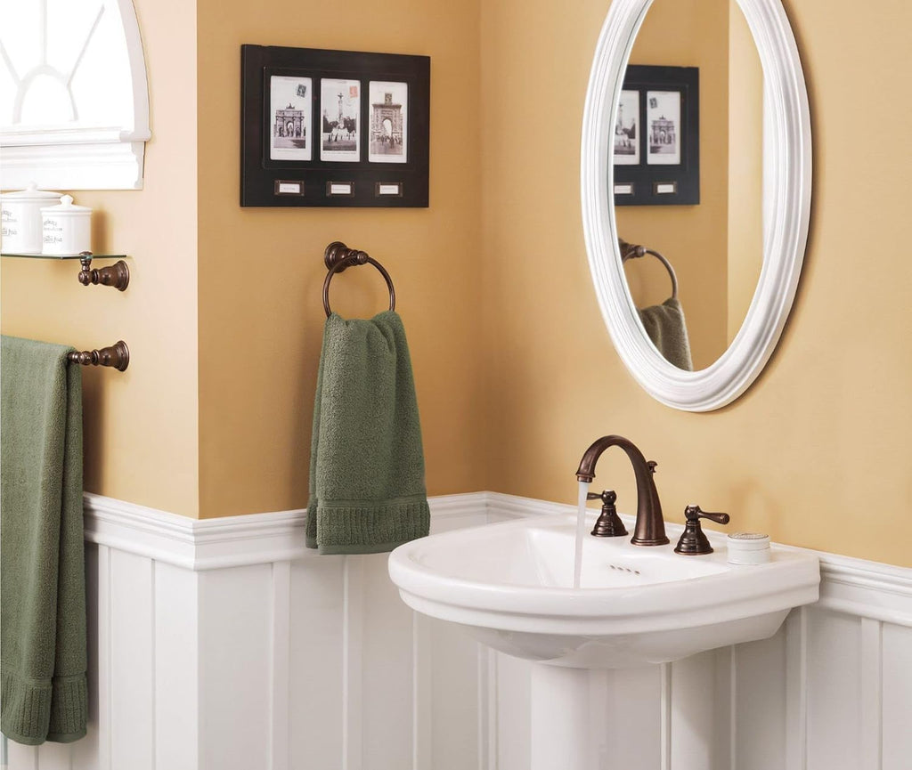 Bathroom Faucet Two-Handle High-Arc Oil Rubbed Bronze k7