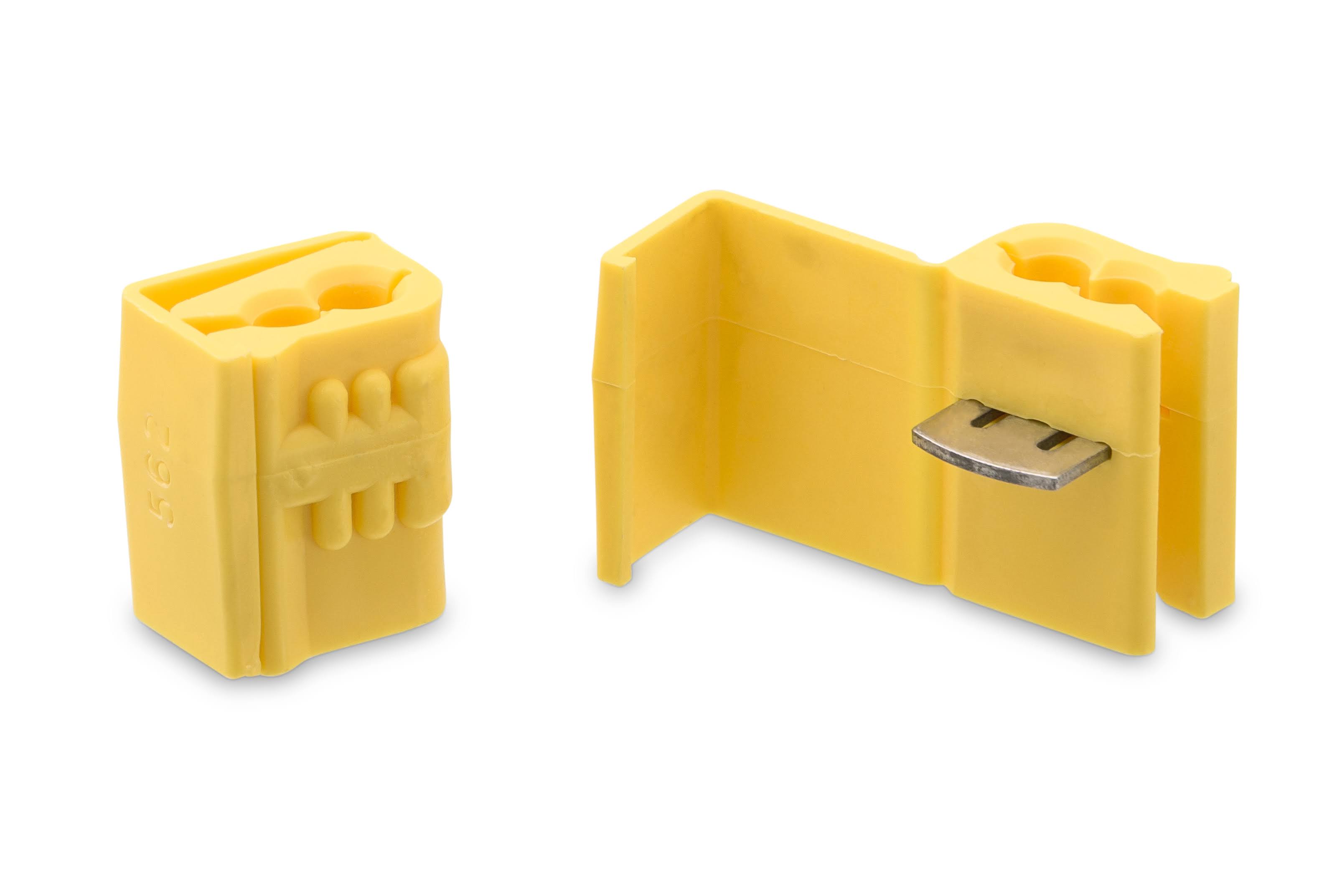 3M Scotchlok Electrical IDC 562-POUCH, Yellow, 12 AWG (solid/stranded), 10 AWG (Stranded), 100 per Pouch, 1000/Case