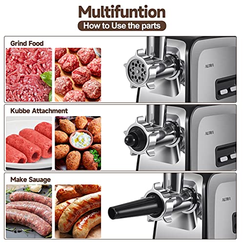 Meat Grinder Electric Mincer with Stainless Steel Blades a7
