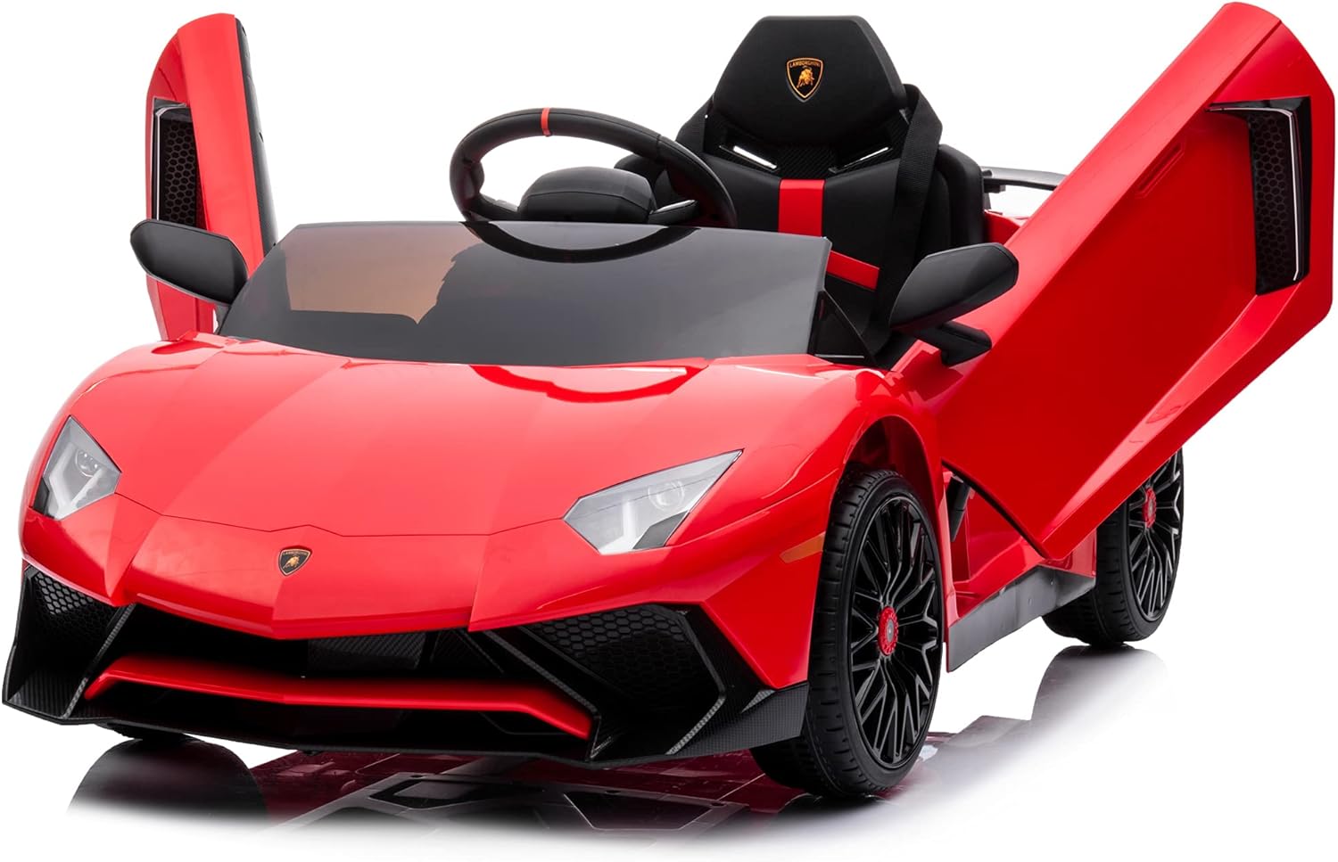 Electric Ride On Sports Car Toy with Parent Control, LED Lights a7