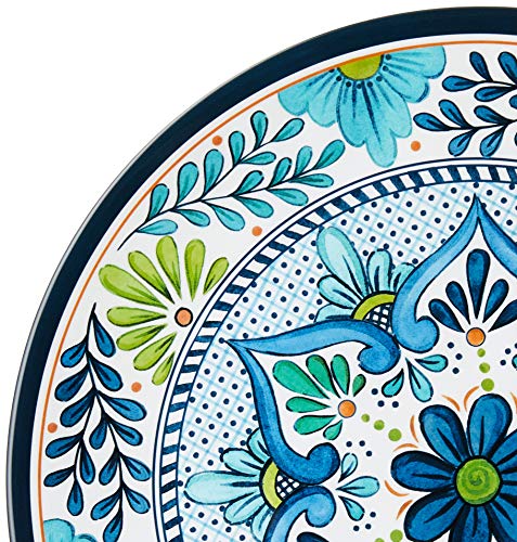 Dinnerware Set 12 Piece Service for 4 Multicolored A7