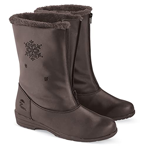 Snowflake Wide Width Winter Boots with Zip Front k7