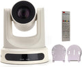 PTZOptics 12x- SDI Gen2 Live Streaming Camera, Grey with PTZOptics and HuddleCam Universal Ceiling Mount, Black (12X Zoom, White)