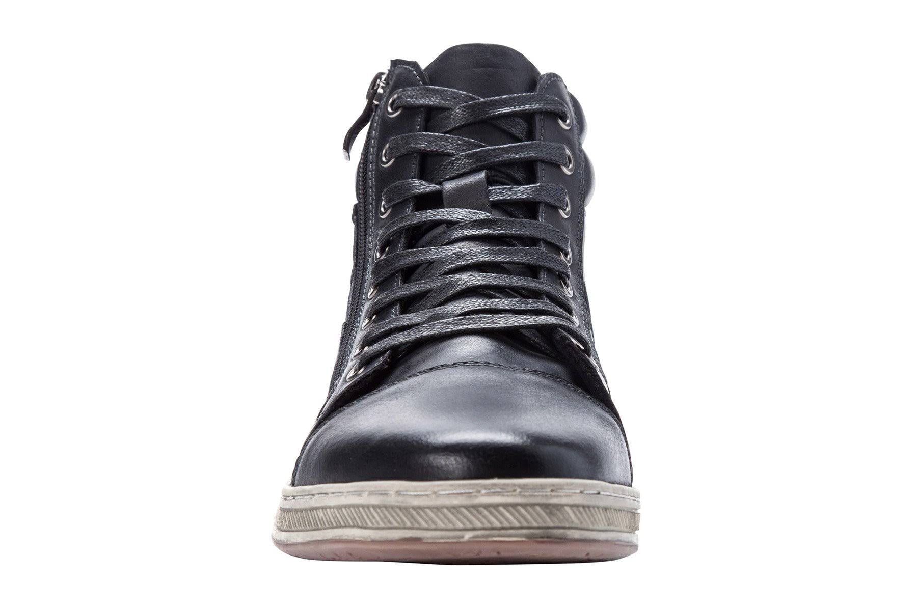 Men's Hi-Top Casual Shoes Black q7