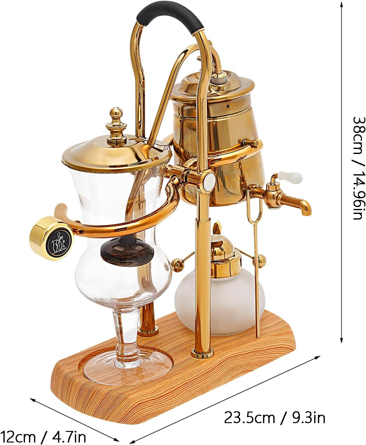 Coffee Syphon Brewer Gold Retro 7k