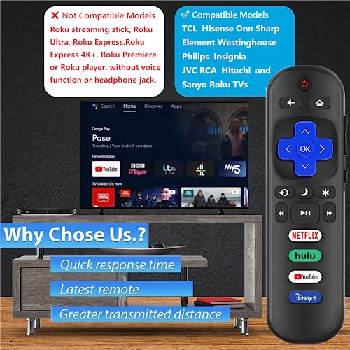 Solar Voice Remote for TV Rechargeable A7