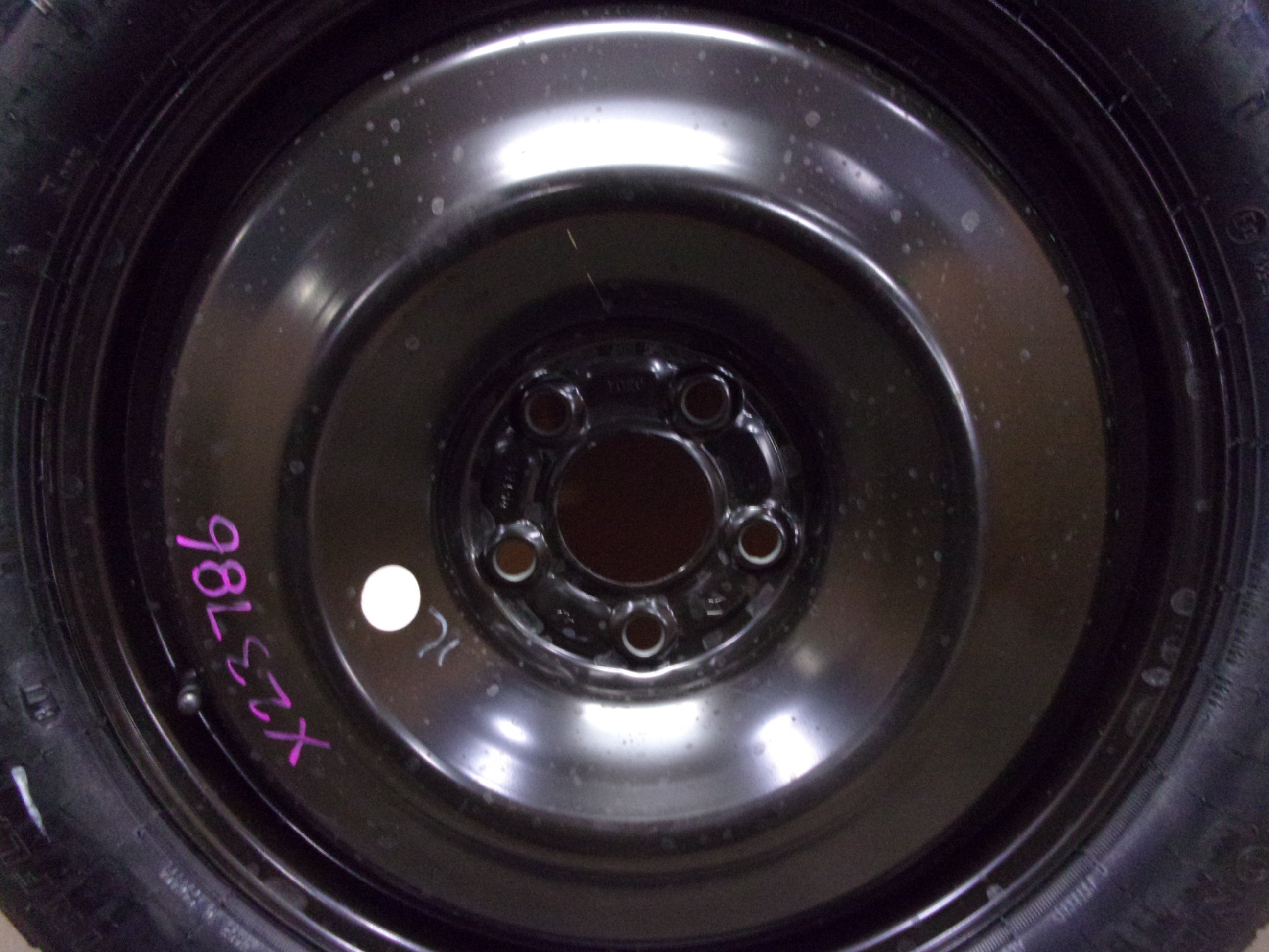 Steel Wheel Compact Spare Tire 17x4 T165/80D17 K7m