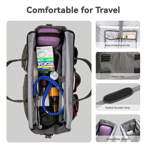 Nurse Bag for Work, 17'' Large Tote a7