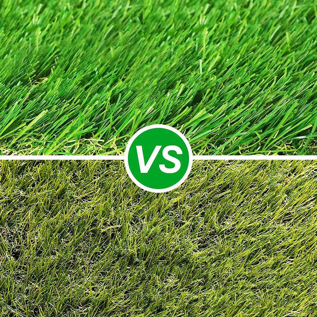 Artificial Grass 1.38" Pile Height 6x14 ft Indoor Outdoor Pet Rug k7