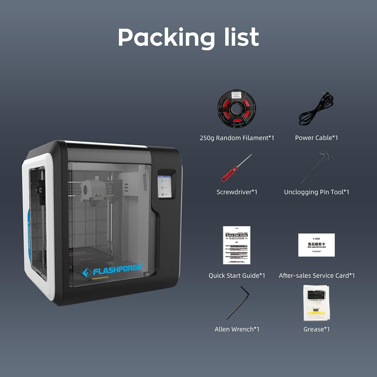 3D Printer with Auto Leveling and Removable Nozzle A7