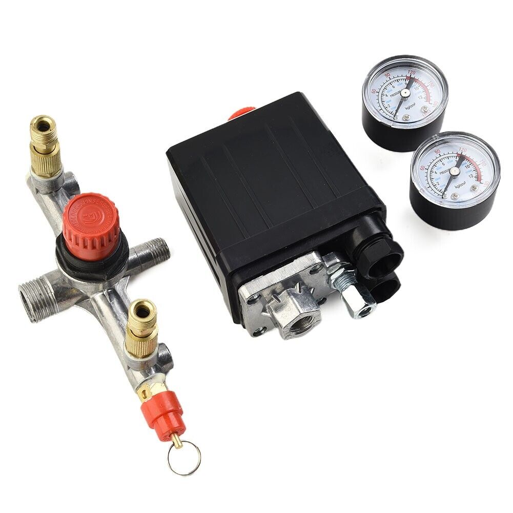 Air Compressor Pressure Switch Valve Manifold Assembly k7
