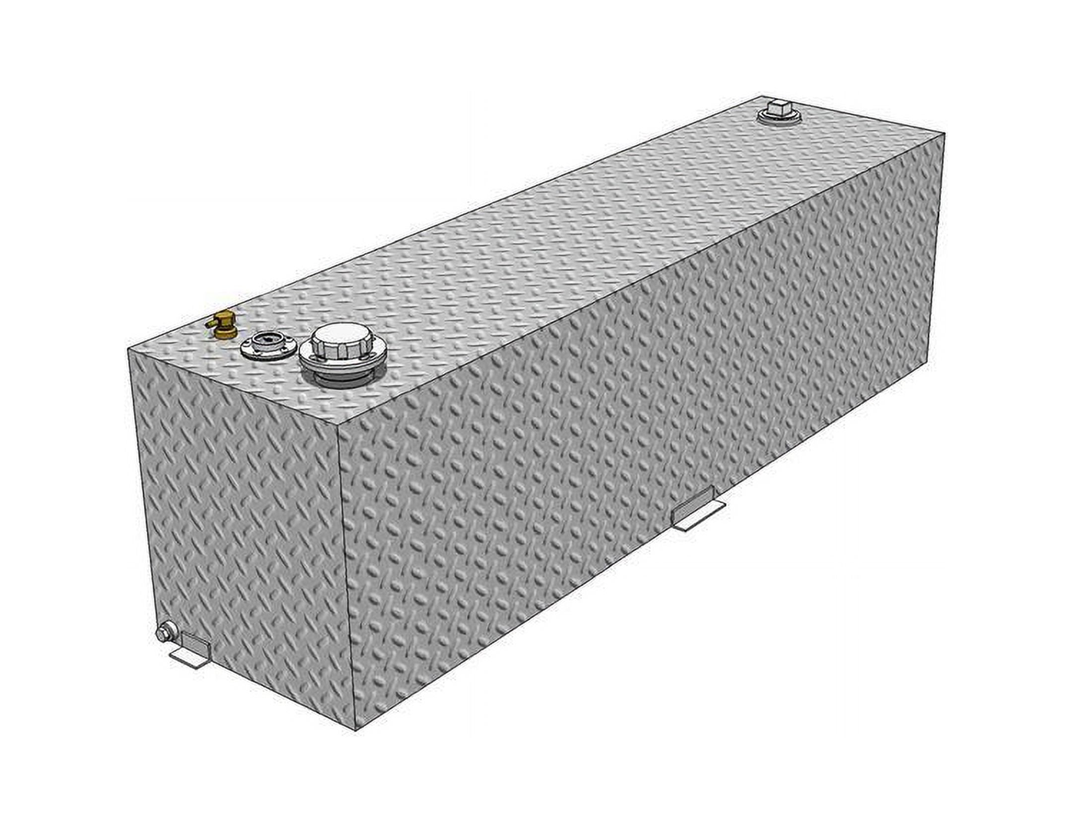 Diesel Gasoline Liquid Transfer Tank 50 Gallon Rectangular A7