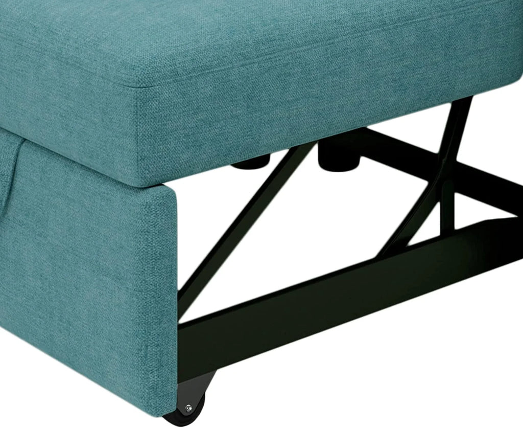Sleeper Chair Convertible Sofa Bed, Teal K7