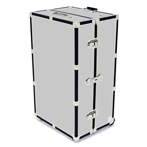 Wardrobe Trunk with Wheels 35x21x16 Purple k7