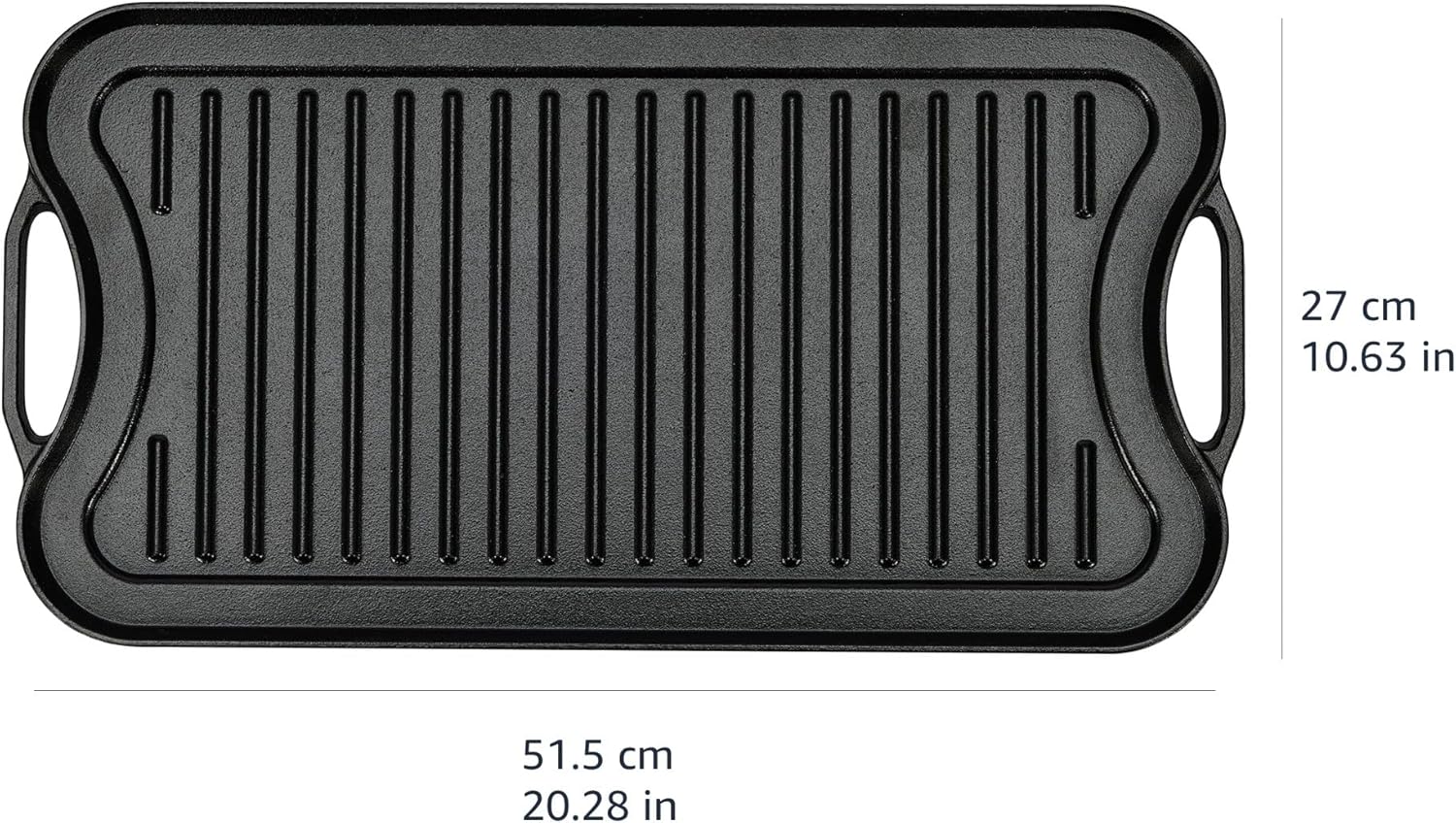 Cast Iron Reversible Grill Griddle 20 Inch a7