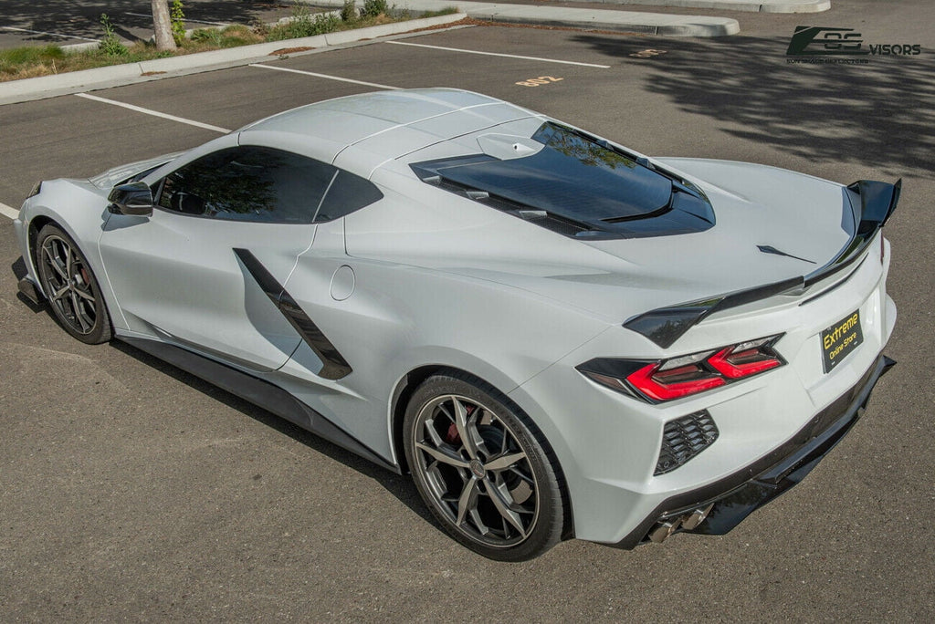 Replacement Rear Trunk Spoiler Wickers Pair for Corvette C8 A7