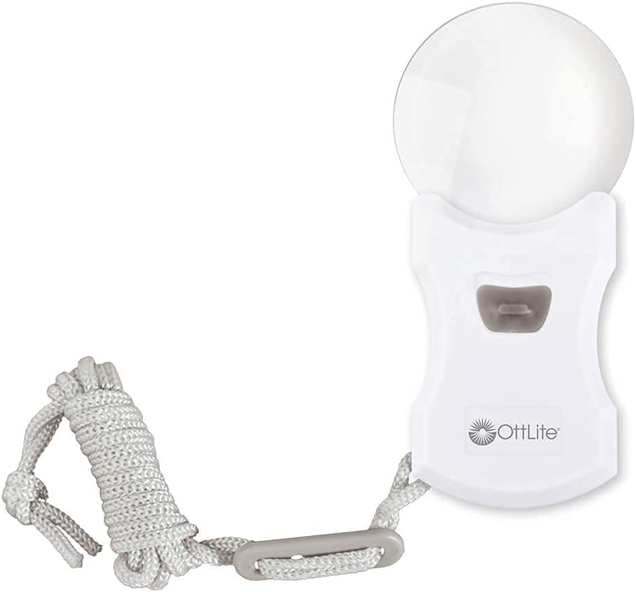 LED Clamp Lamp with 3X Magnifier and 5 Brightness Settings k7