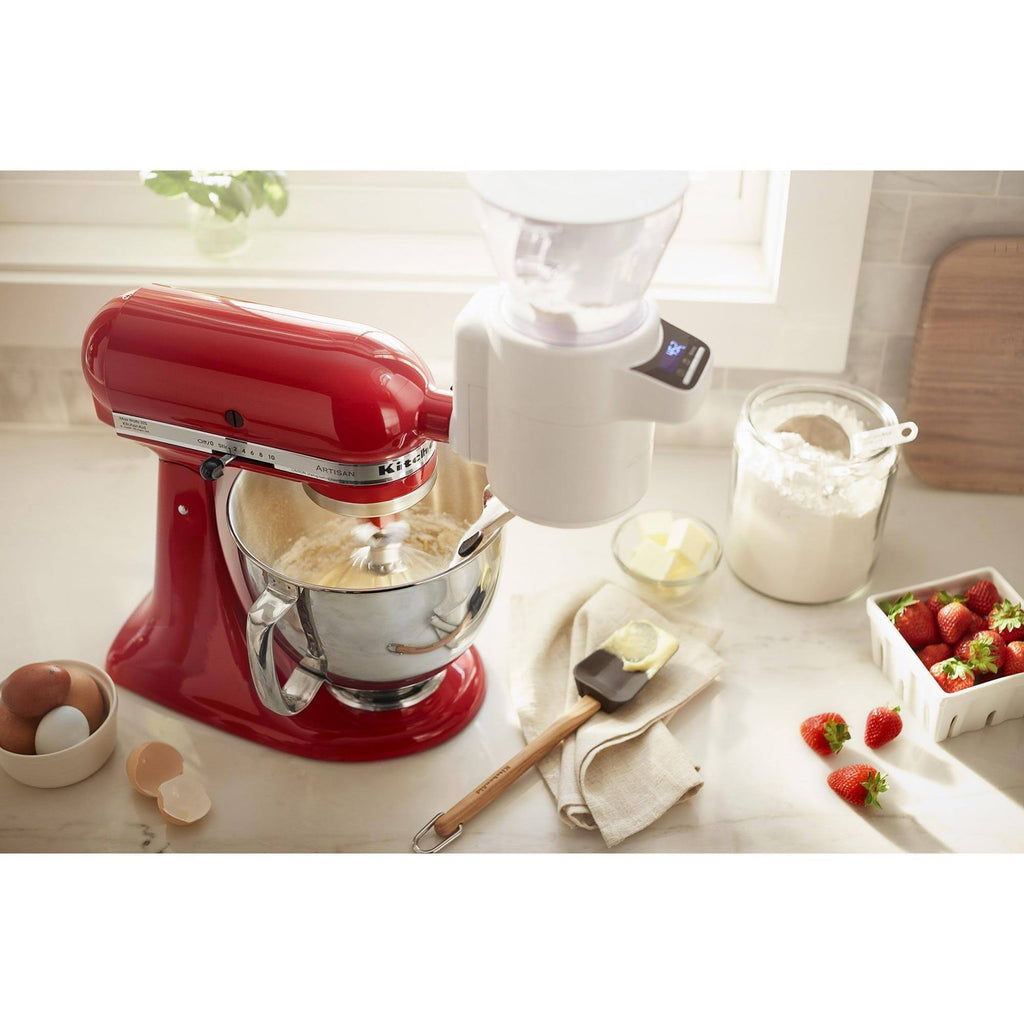 Kitchen Scale and Sifter Attachment White k7