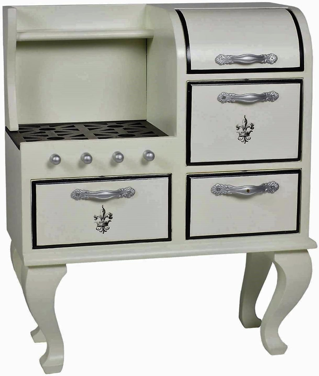 Wooden Doll Cook Stove & Oven 18 Inch A7