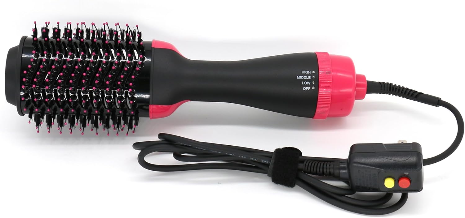 Hair Dryer Brush 4 in 1 Styler with Negative Ion Anti-frizz A8
