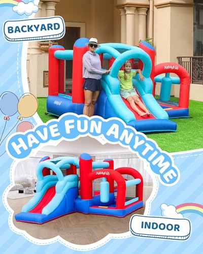 Inflatable Bounce House with Slide for Kids 7k