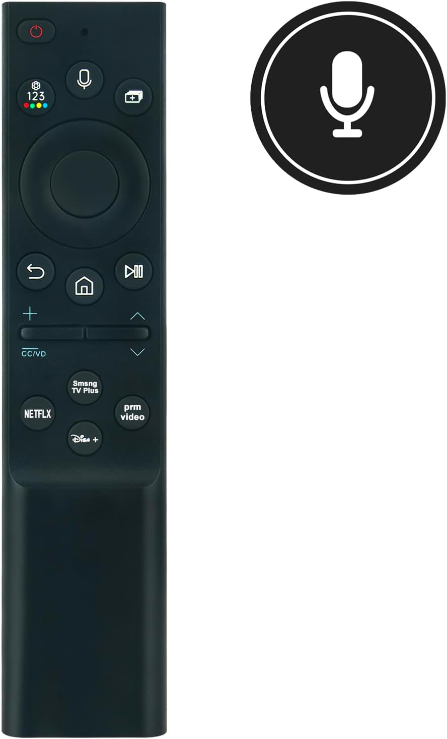 Voice Remote Control for Samsung Smart TVs 4K 8K Ultra HD Neo OLED QLED 2021-2022 Models A7