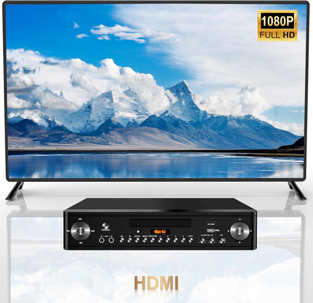 DVD Player for TV 1080P HDMI USB SD Region Free Remote A7