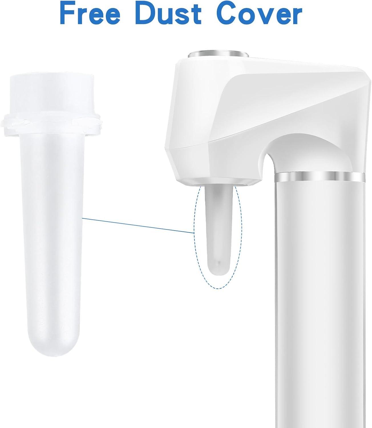 Soda Maker for Home with 1L BPA Free Bottle White k7