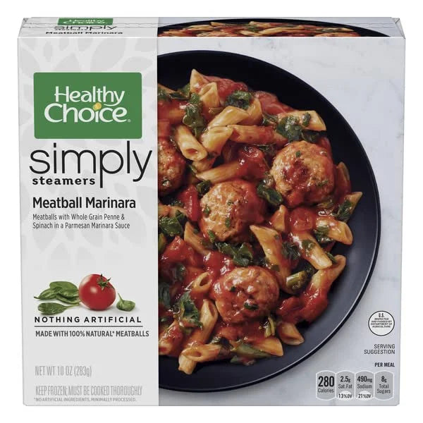 Meatball Marinara, Beef Teriyaki, Pineapple Chicken Variety Pack 9 Meals k7