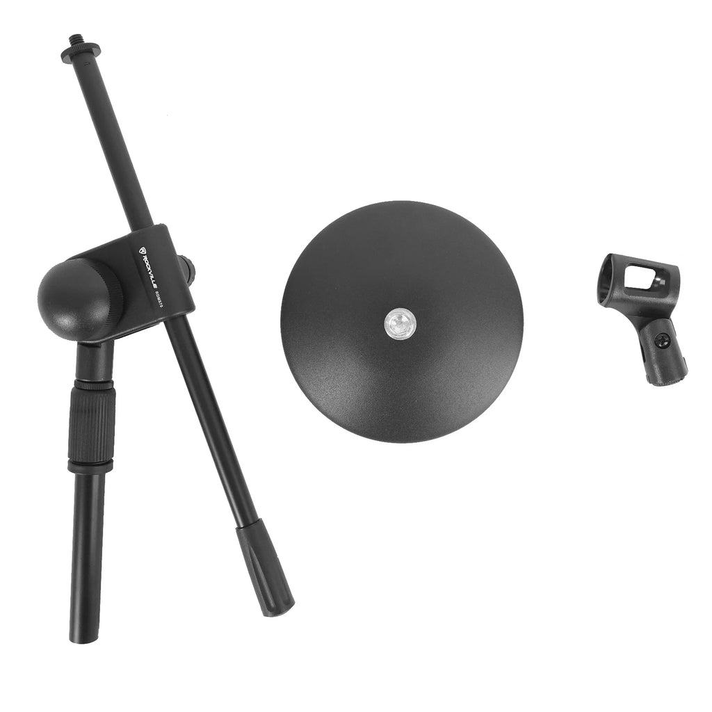 Podcast Studio Bundle with Mixer, Headphones & Stands k7