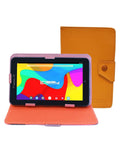 Linsay 7 in. 2GB Ram 32GB Storage Android 10 Tablet with Brown Leather Case