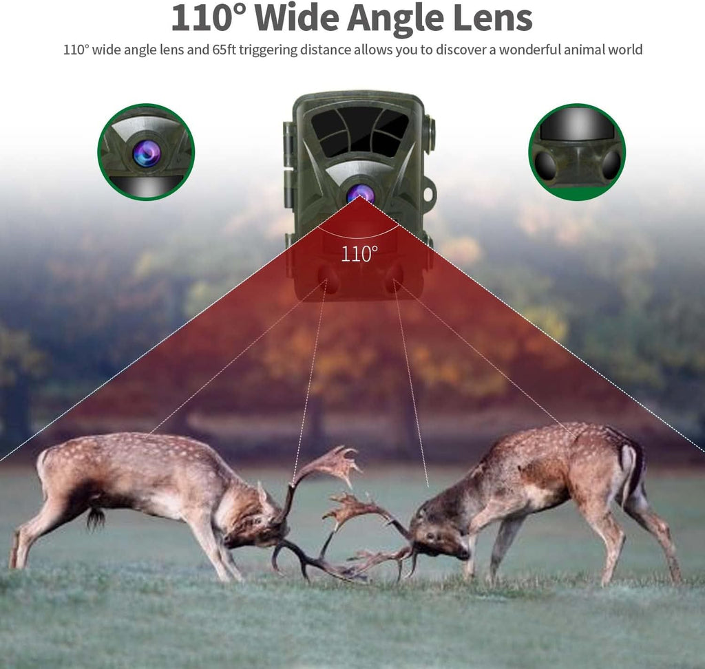 Trail Camera 4K 32MP with Night Vision 65ft a7