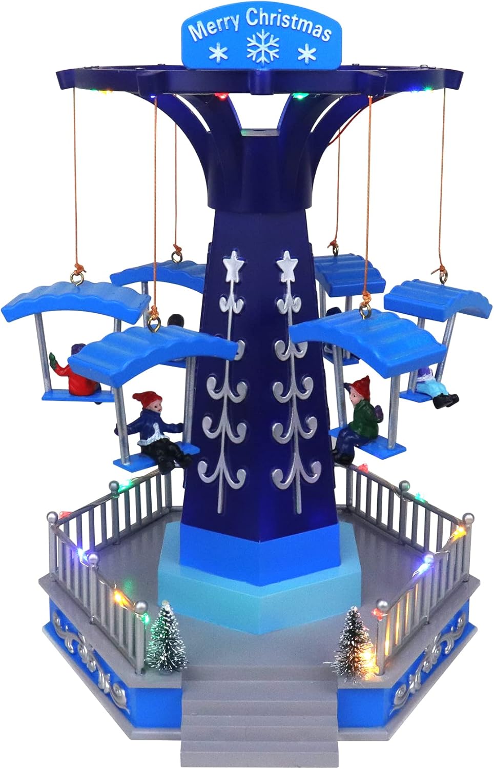 Christmas Carnival Animated Musical Village Decor k7