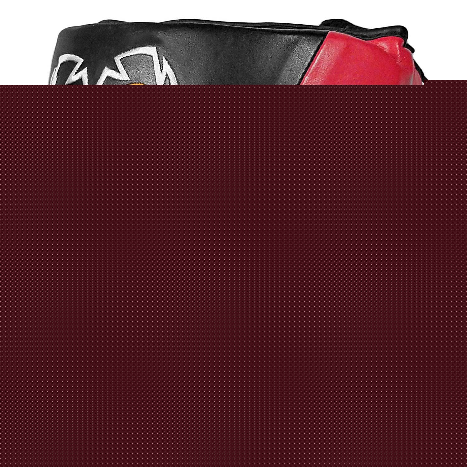 Rival Boxing RHG30 Mexican Style Cheek Protector Headgear - Medium - Black/Red