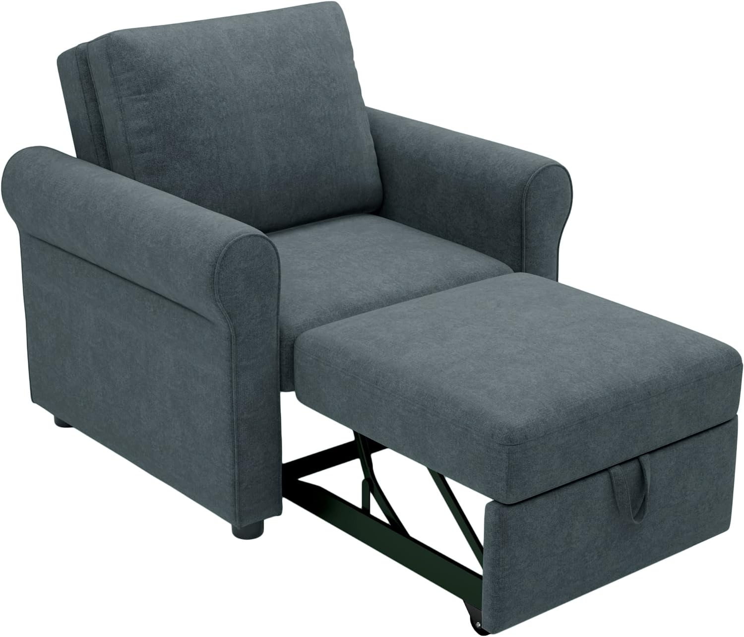 Sleeper Chair Convertible Sofa Bed Dark Blue k7