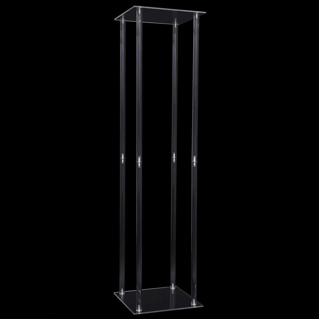 Clear Acrylic Flower Stand Column for Wedding Decoration k7
