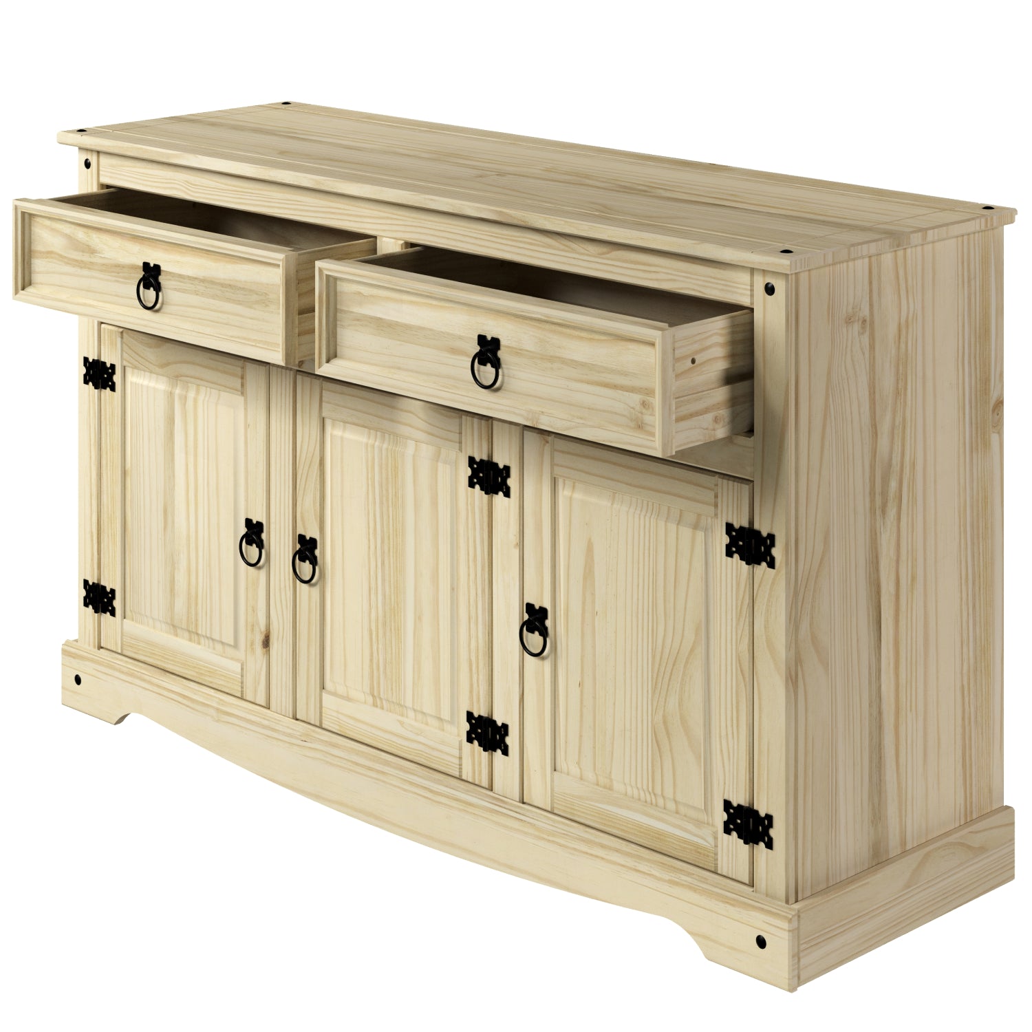Wood Buffet Sideboard Barewood A7
