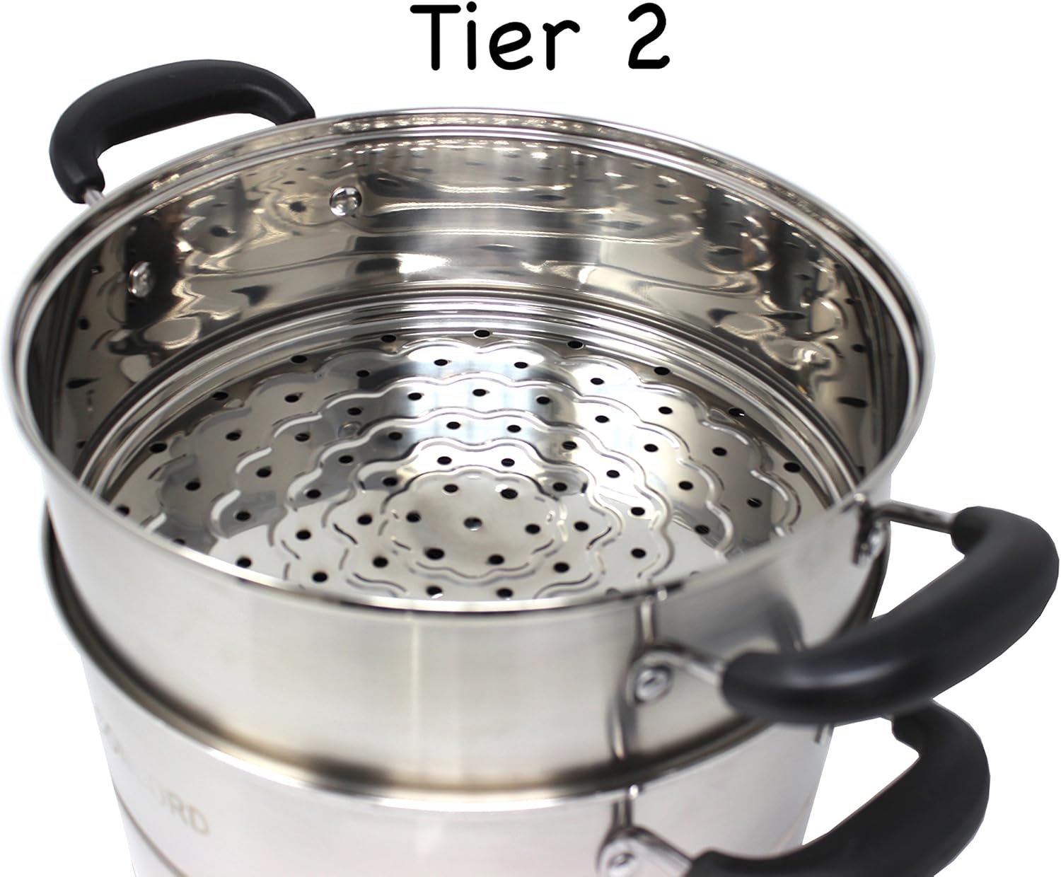 Stainless Steel 3 Tier Steamer Set 28cm A7